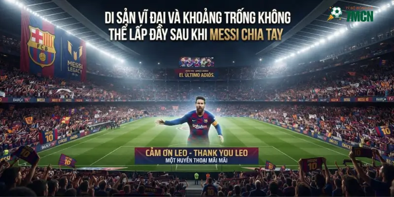 Di sản vĩ đại và khoảng trống không thể lấp đầy sau khi Messi chia tay