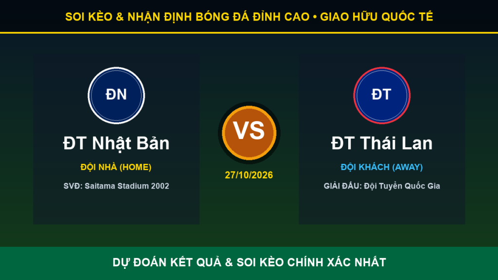 nhận định trận ĐT Nhật Bản và ĐT Thái Lan - Banner đối đầu ĐT Nhật Bản vs ĐT Thái Lan
