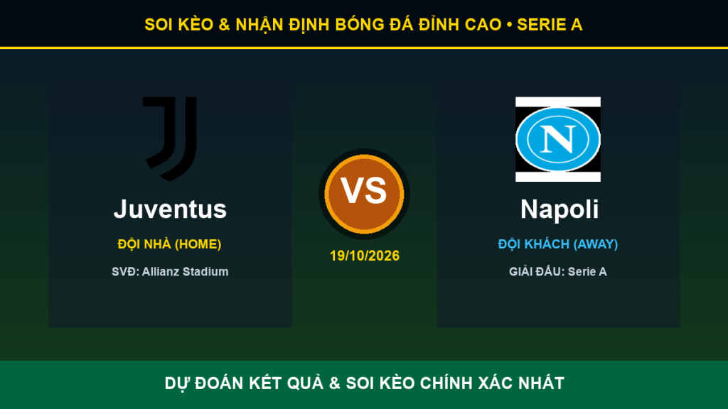 soi kèo 7M trận Juventus và Napoli - Banner đối đầu Juventus vs Napoli